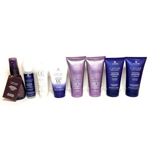 ALTERNA Haircare CAVIAR LOT Set of 8 Anti-Aging Replenish Deluxe Travel‎ Bundle